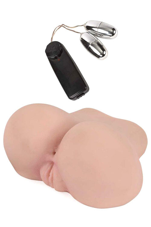 Adam and Eve Doggie Style Debbie 7.5 Dual Entry Vibrating Masturbator