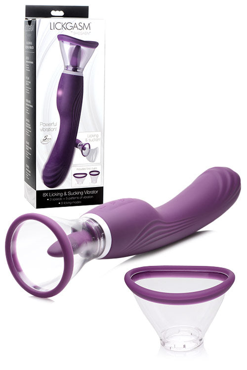 Shegasm 9.6 Vibrating Pump with Tongue Stimulator & G Spot Handle