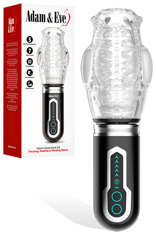 Adam and Eve 3.0 11 Thrusting, Rotating, & Vibrating Blowjob Masturbator