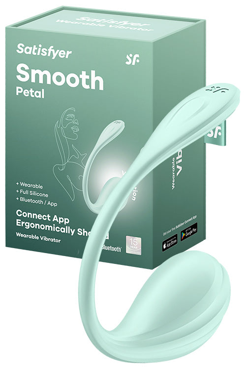 Satisfyer Smooth Petal App Controlled 9.4 Wearable Egg Vibrator