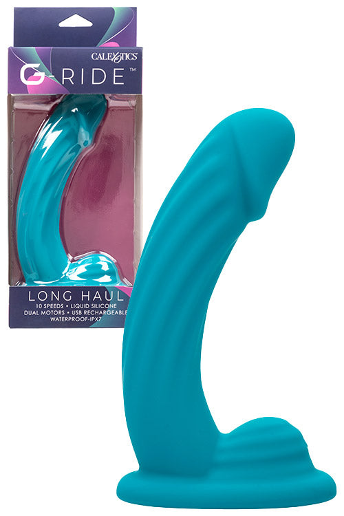 Calexotics Easy Ride 6.75 G Spot Vibrator with Grinding Pad