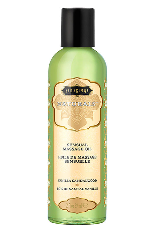 Kama Sutra Naturals Massage Oil Vanilla Sandalwood  59ml  2oz