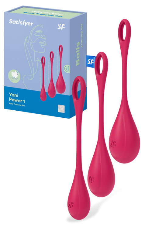 Satisfyer Yoni Power 1 Kegel Ball Set (3 Pce)