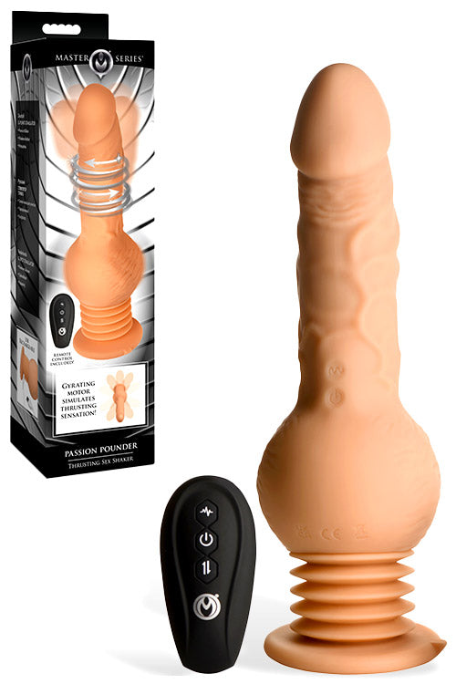Master Series Passion Pounder Remote Controlled Thrusting & Gyrating 9.4 Sex Machine
