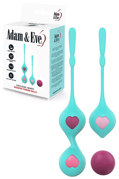 Adam and Eve Eves Weighted Kegel Ball 2 Piece Set