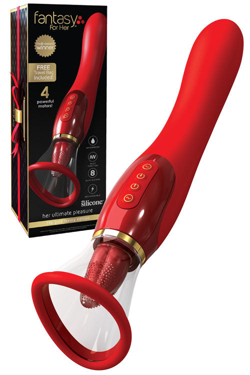 Pipedream 9.8 Oral Sex Simulation Vibrator with Rotating Sucker
