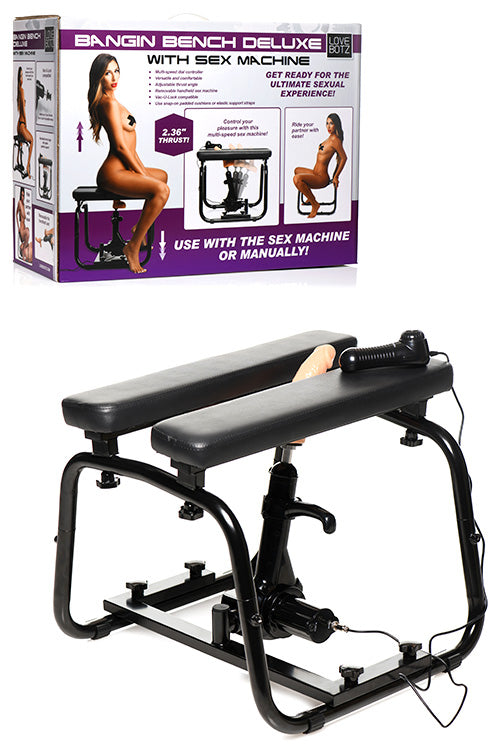 LoveBotz Bangin Bench Deluxe 21.5 Sex Chair with Sex Machine