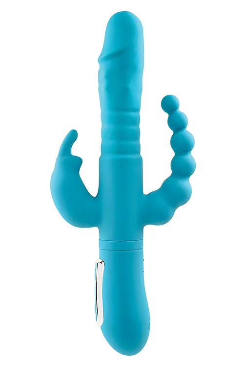 Adam and Eve 13 Silicone Head Wand Massager Rose Gold Edition