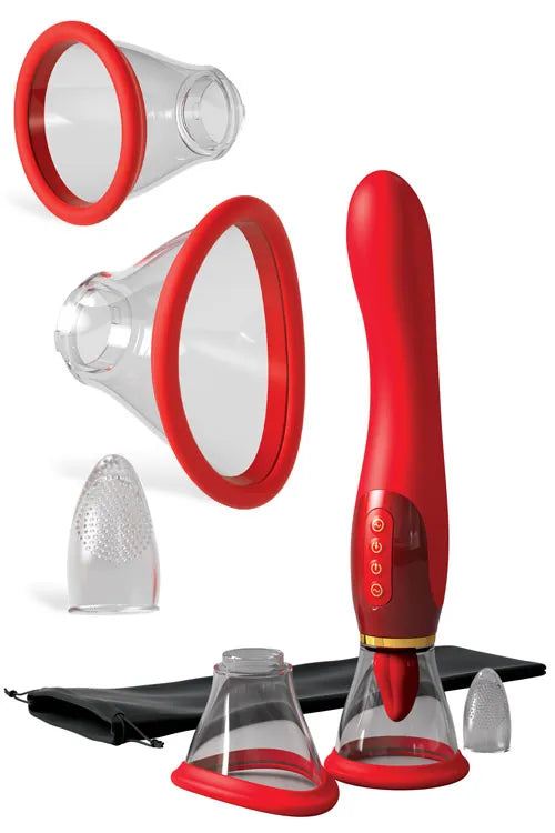 Pipedream 9.8 Oral Sex Simulation Vibrator with Rotating Sucker