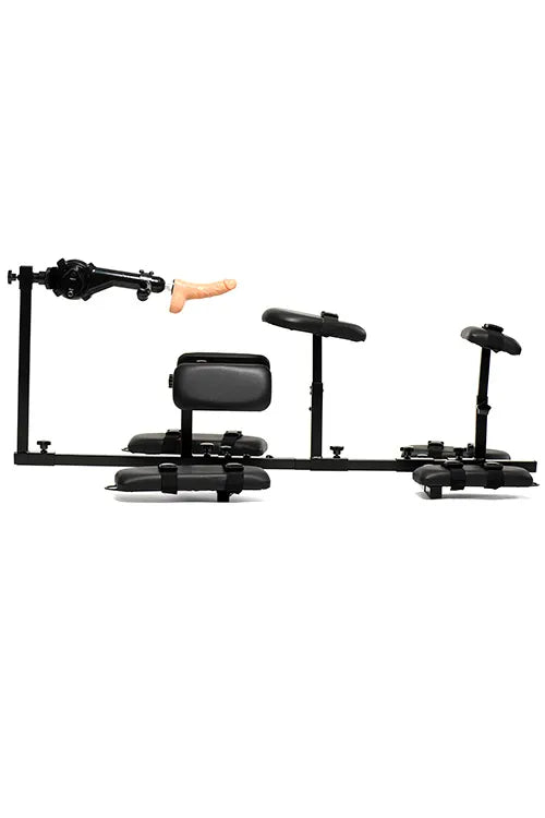 Master Series Subversion 55 Deluxe Adjustable Stockade with Sex Machine