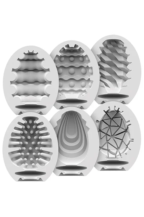 Satisfyer Masturbator Eggs 6 Piece Set