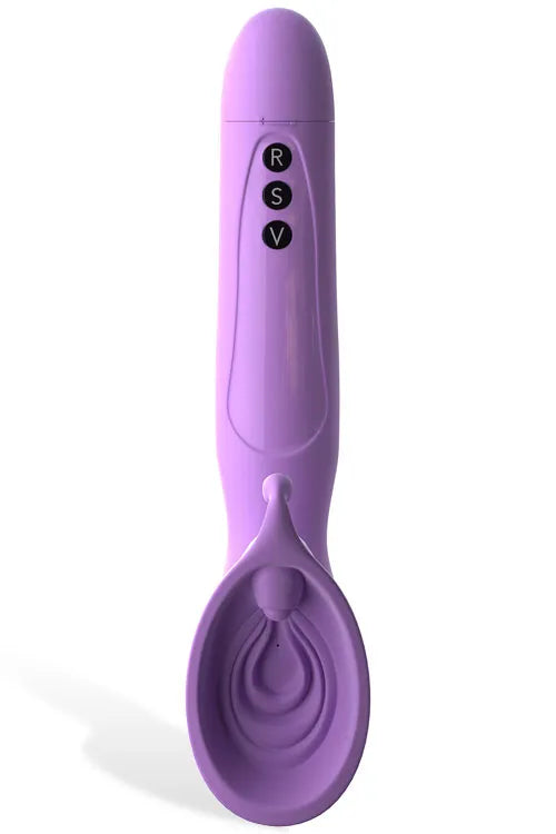 Pipedream 9.7 Clitoral Pump & Vibrating Tongue Rabbit Vibrator