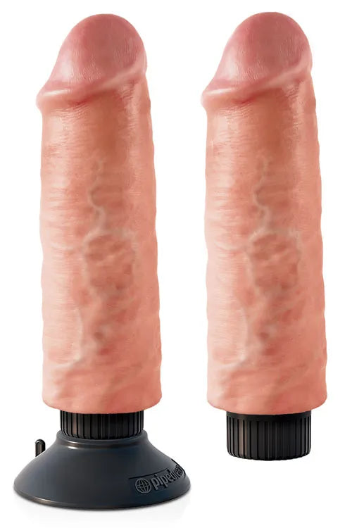 Pipedream 6 Realistic Vibrating Cock with Removable Suction Cup Base