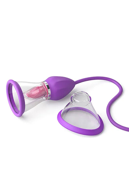 Pipedream Her Ultimate Pleasure Max 9 4 in 1 Pleasure Pump with Tongue & Vibrating Handle