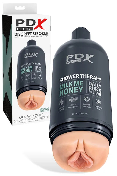 PDX Milk Me Honey 8.1 Discreet Shower Bottle Stroker