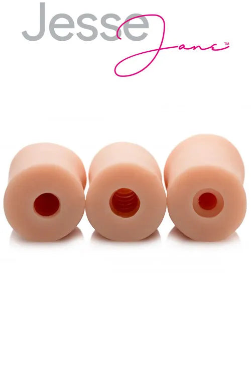 Jesse Jane Realistic Mouth, Pussy & Ass Masturbators (3 Pce Set)