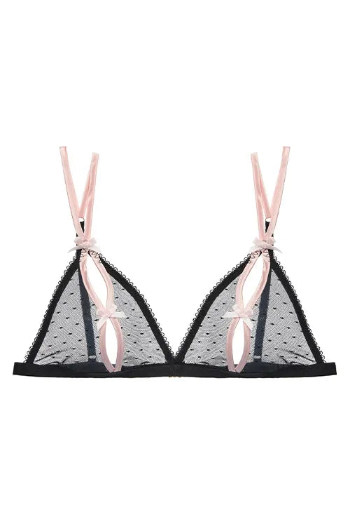 Dita Von Teese Von Follies Coquine Black Cut Out Bralette