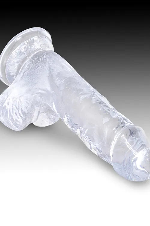 Pipedream King Cock Clear Realistic 5 Dildo with Balls & Suction Cup Base