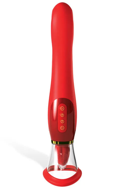Pipedream 9.8 Oral Sex Simulation Vibrator with Rotating Sucker