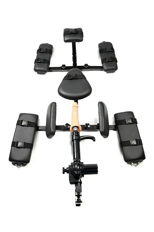 Master Series Subversion 55 Deluxe Adjustable Stockade with Sex Machine