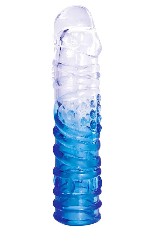 Adam and Eve Sapphire 4 Piece 6.5 Penis Sleeve Set