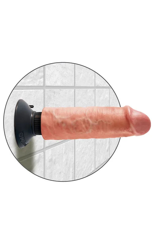 Pipedream 6 Realistic Vibrating Cock with Removable Suction Cup Base