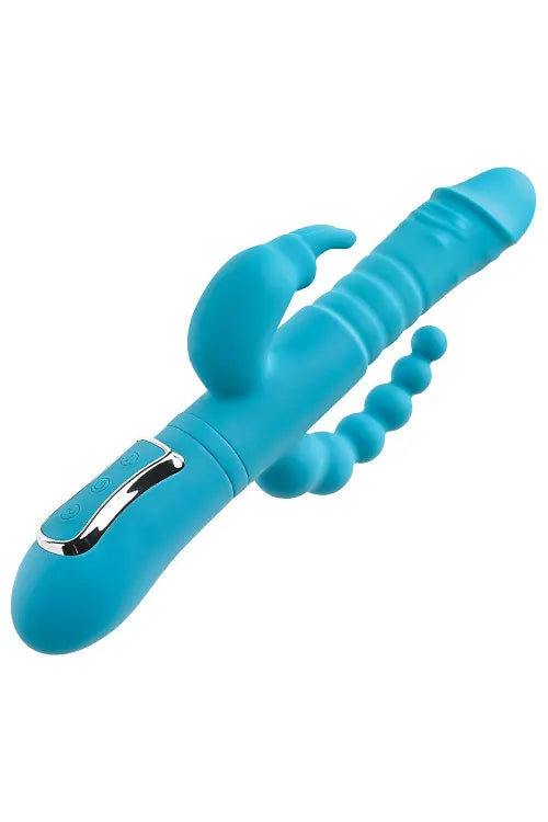 Adam and Eve 13 Silicone Head Wand Massager Rose Gold Edition