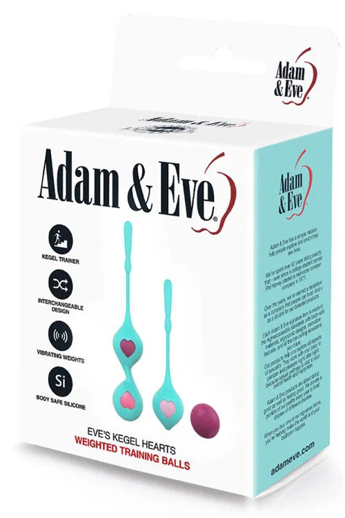 Adam and Eve Eves Weighted Kegel Ball 2 Piece Set