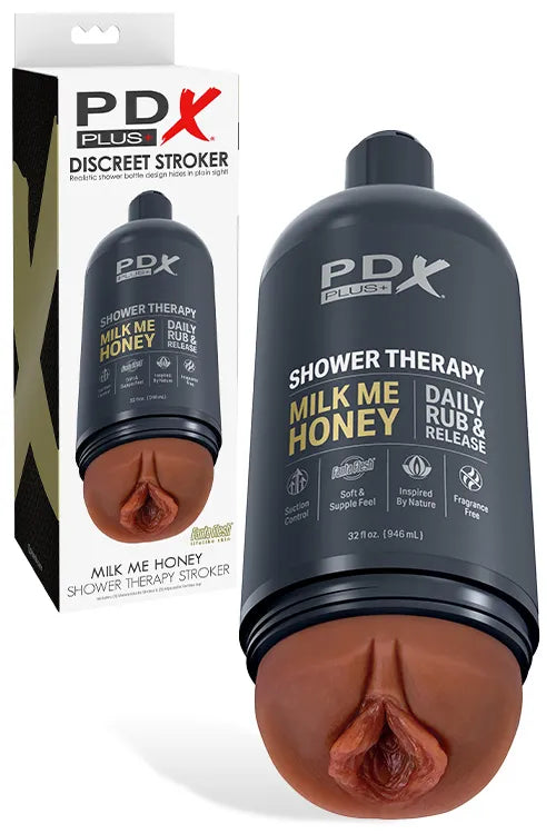 PDX Milk Me Honey 8.1 Discreet Shower Bottle Stroker