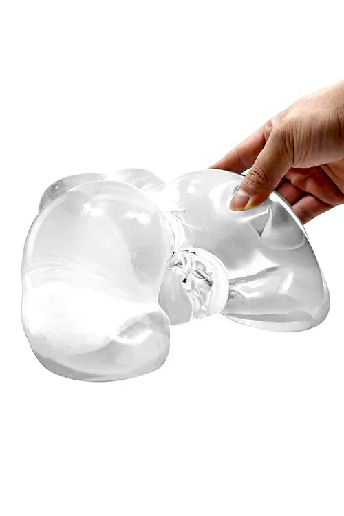 Adam and Eve Peek A Booty 7.75 Clear Masturbator