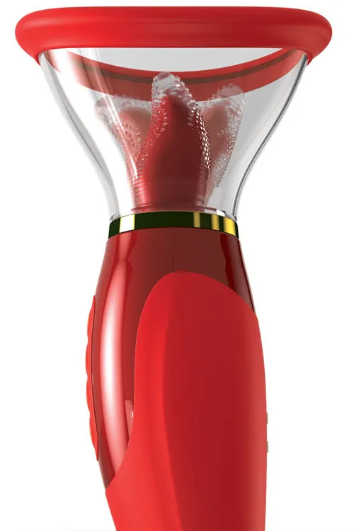 Pipedream 9.8 Oral Sex Simulation Vibrator with Rotating Sucker
